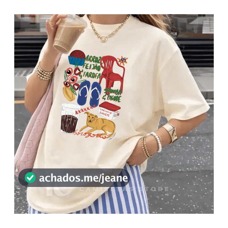 Camiseta T-Shirt Brasilidades Alta Qualidade 100% Algodão Blusa Brasil