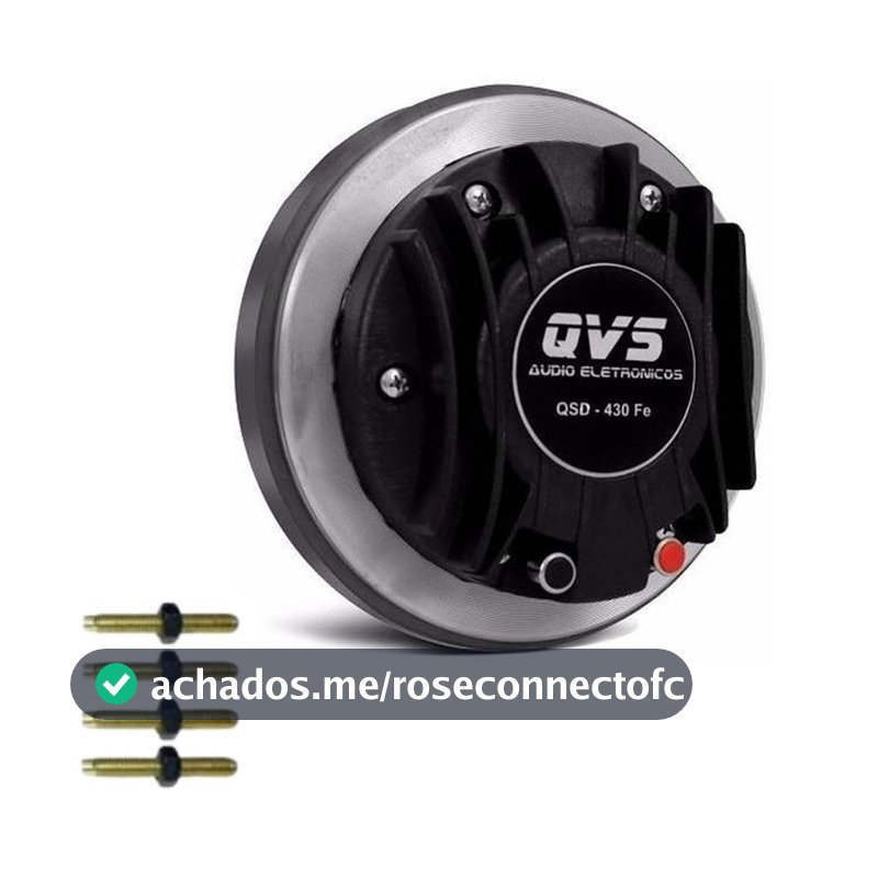 Driver Qvs 430fe 200w Corneta Trio Pesado D405 D 405 Draven Som Automotivo Paredao Bob