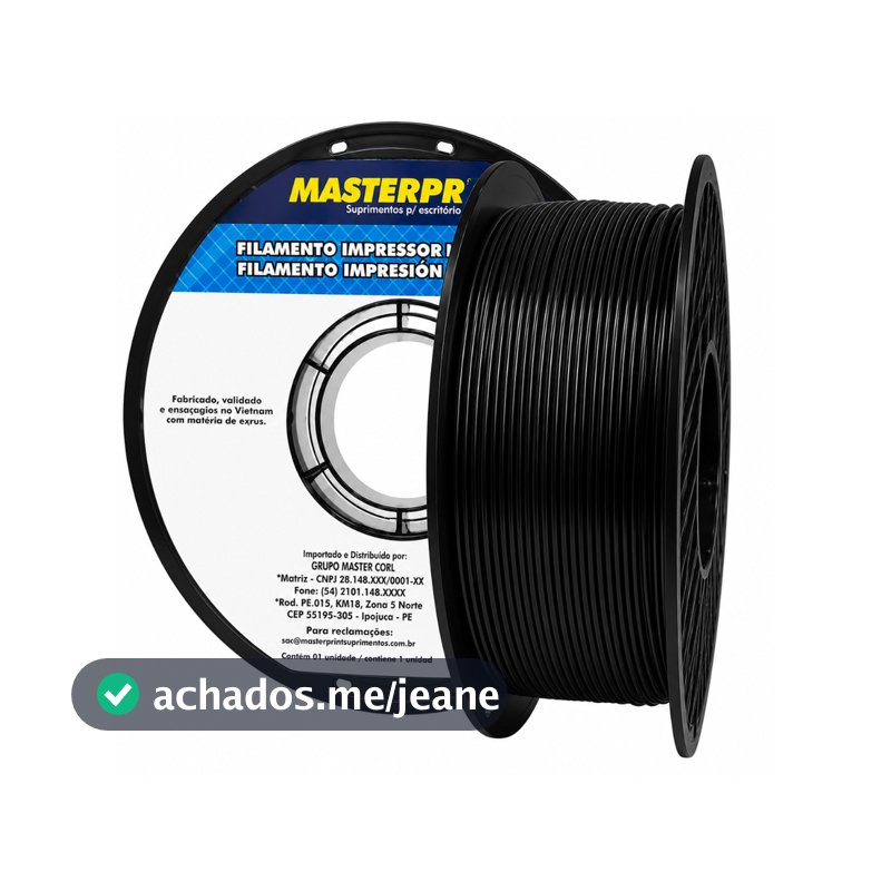 Filamento PLA Para Impressão 3D - MASTERPRINT