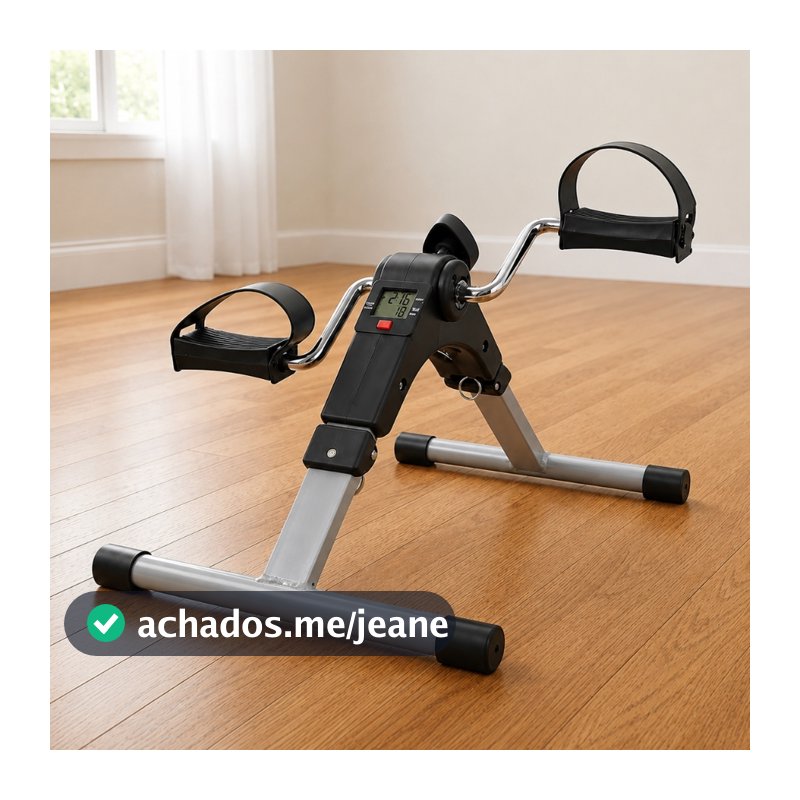 Mini Bike Ergométrica Para Pernas e Braços Fisioterapia Cicloergômetro Pedalinho Com Monitor LCD