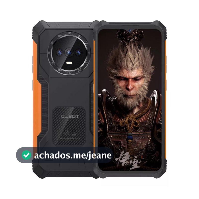 Cubot Kingkong Es resistencia + prova d'agua 128/16gb Estoque Brasil  Preto/laranja Pronto entregar
