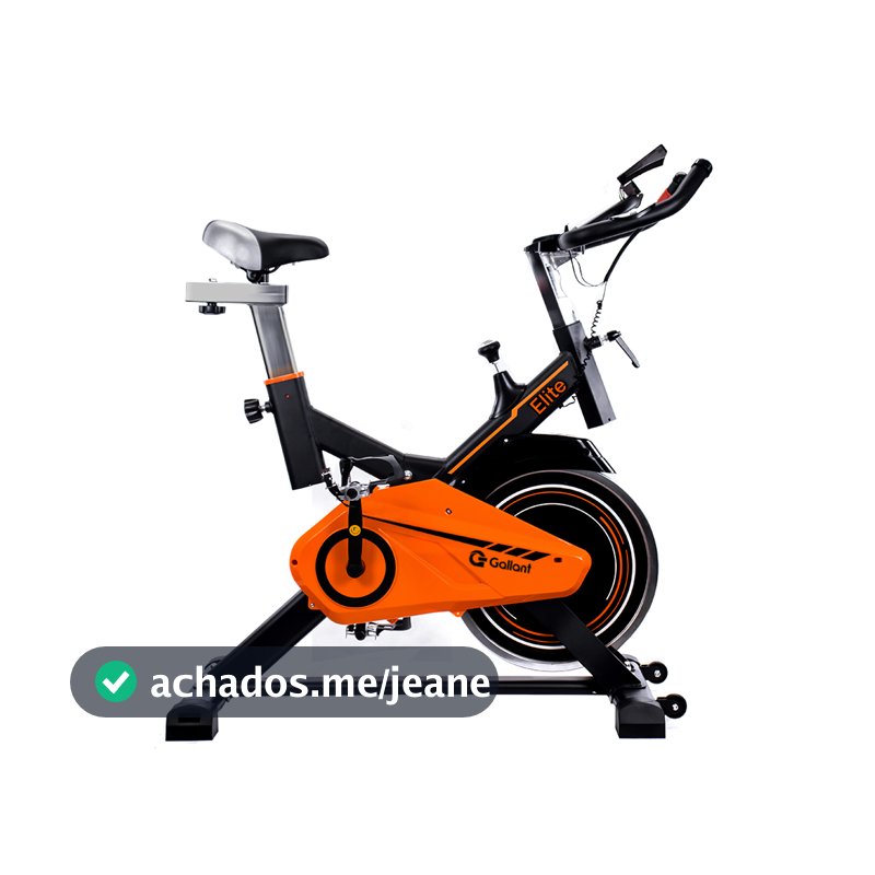Bicicleta Ergométrica Spinning Gallant Elite Mecânica Ate 110kg Roda de Inercia 13kg (GSB13HBTA-PT)