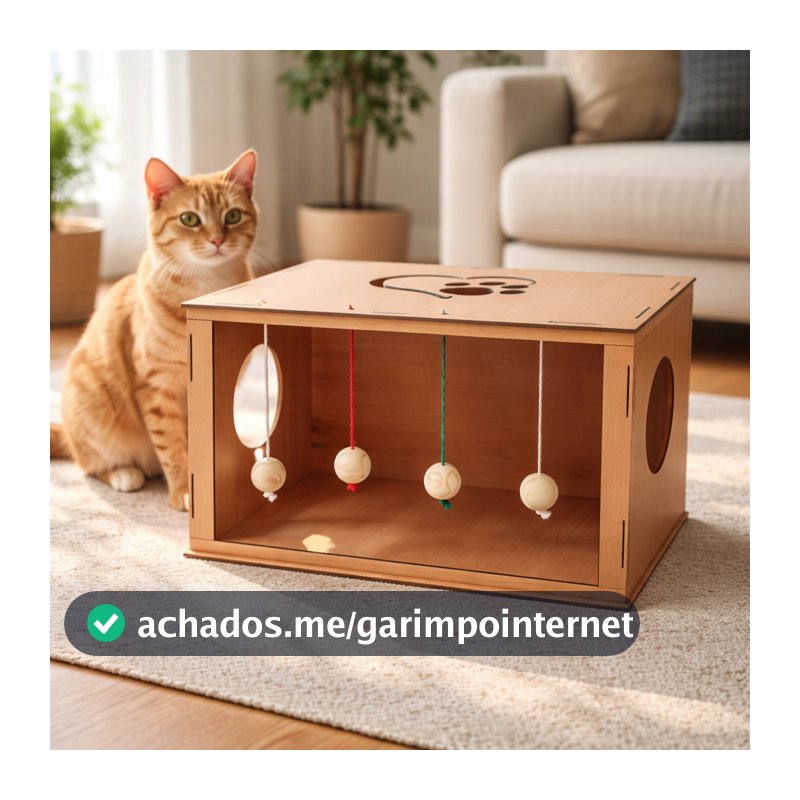BRINQUEDO PARA GATO MDF PARAR DE ARRANHAR MOVEIS GATOS BRINQUEDO INTERATIVO PARA GATOS ANSIOSOS