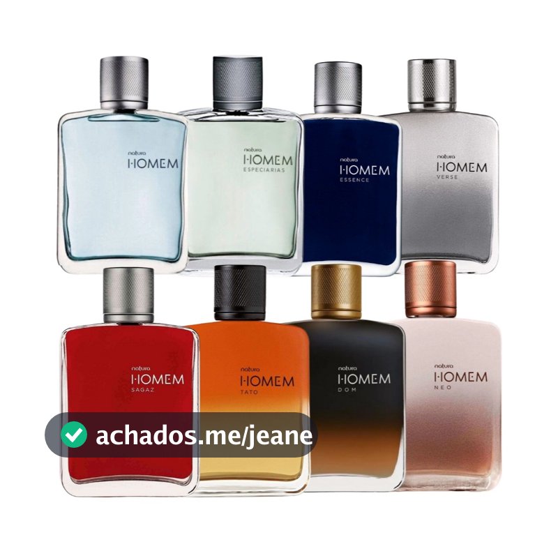 Natura Homem 100ml Deo Parfum - Essence, Tato, Sagaz, Dom, Elo,  Verse, Especiarias