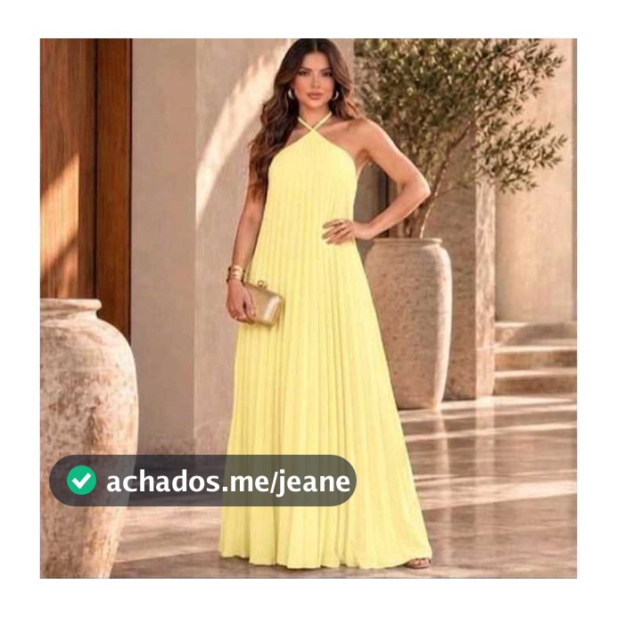 Vestido Longo Plissado Frente Única Soltinho Caimento Perfeito Elegante Moda Festa Natal e Fim De Ano.