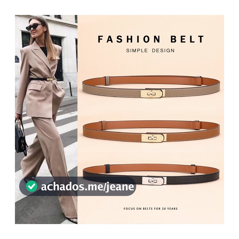 Acessório De Cinto De Vestido , Couro Genuíno Feminino Fino Decorativo Versátil De Alta Qualidade Para Ternos Femininos