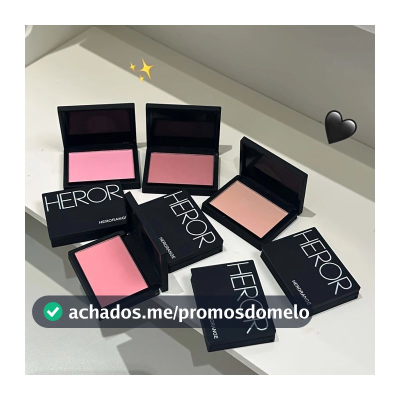 Blush Leve Transparente HERORANGE | Maquiagem Nude Natural Pó De Contorno Fosco Acabamento De Veludo De Baixa Saturação