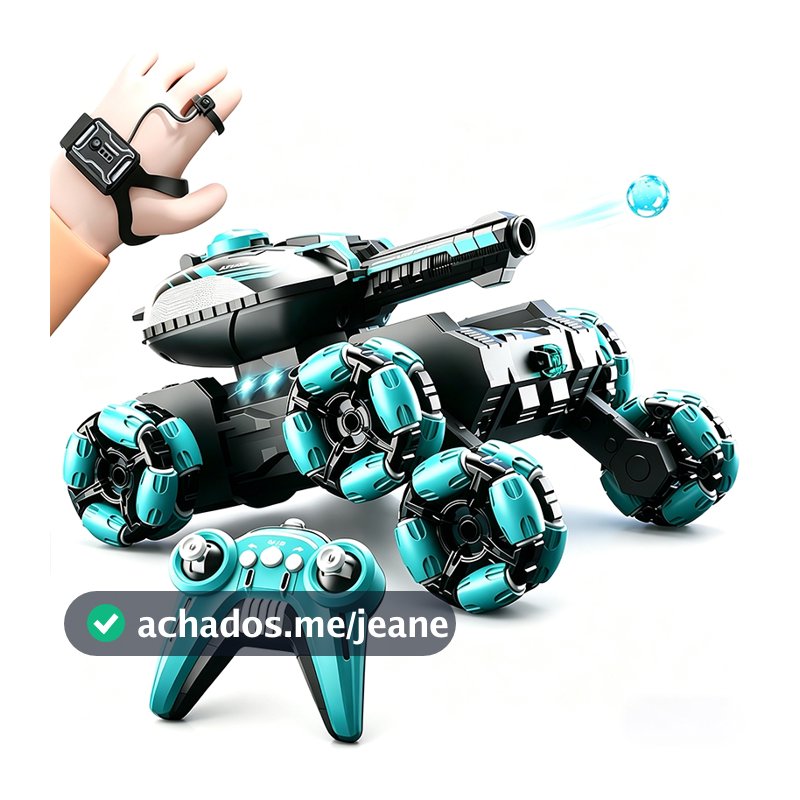 Carro de Brinquedo Infantil Acrobacias com Controle Remoto Drift 360° Tanques de controle remoto