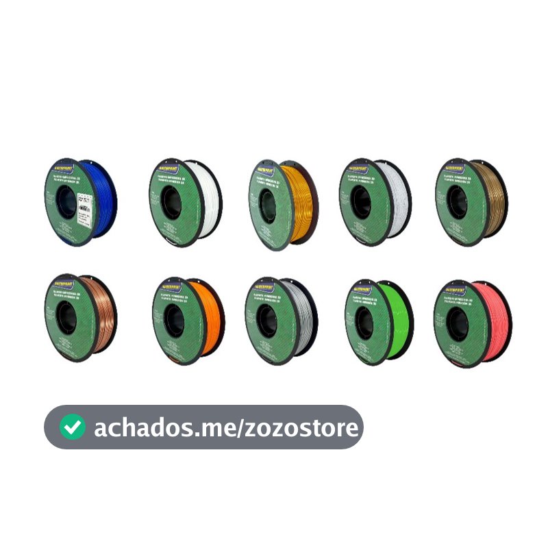Filamento PLA Hyper Speed 1Kg 1.75mm Cores Brilhante Premium Impressões 3D - Varias Cores