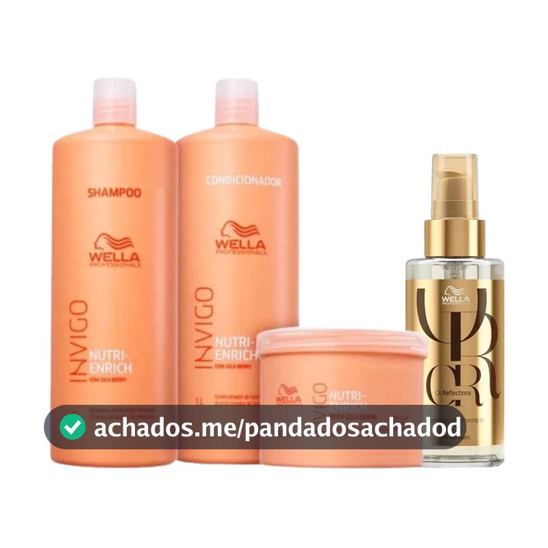 Kit Wella Professionals Invigo Nutri-Enrich Salon Care (4 Produtos)