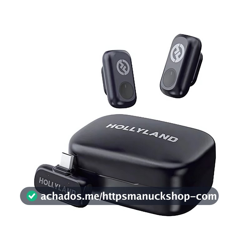Microfone Hollyland Lark A1 Duo Usb-c Preto