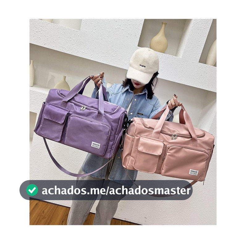 Bolsa De Viagem Sport Com Bolso Impermeável Alça Lateral 30L Capacidade 682
