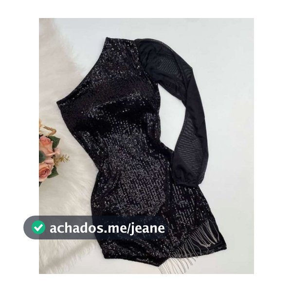 Vestido Curto Feminino Festa Balada Paetê Tule Forrado Bojo Franjas Metalizadas Luxo Sexy Moda Gringa