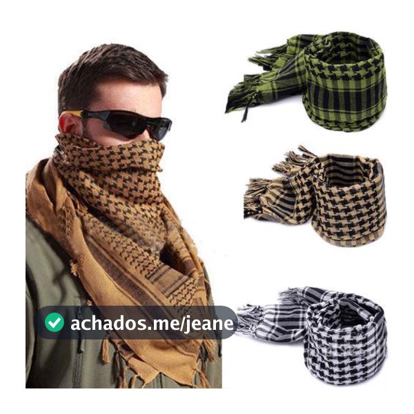 Shemagh Lenço Militar Keffieh Airsoft Paintball