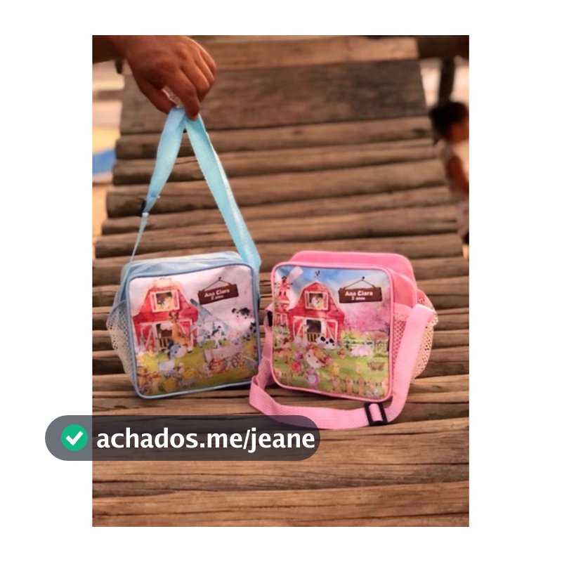 15 Quadradinha tira colo com bolso lateral bolsas personalizadas lembrancinhas aniversário