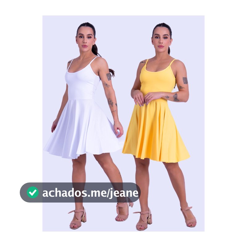 Kit 2 Vestidos Godê Moda Feminina Vestido Liso