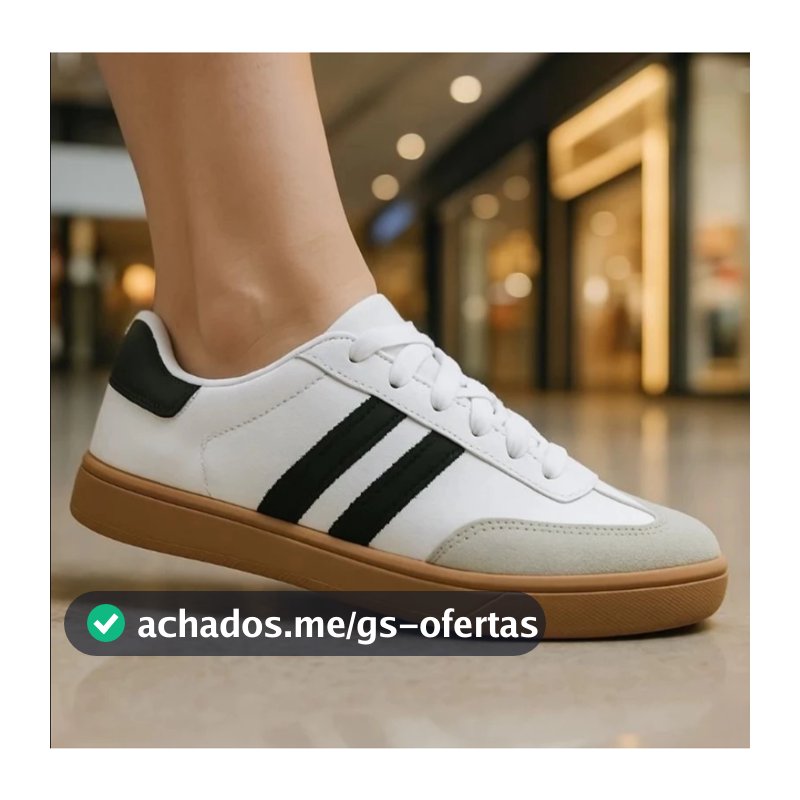 Tênis Feminino Samba Retrô Vintage Premium com Caixa - Estilo e Conforto
