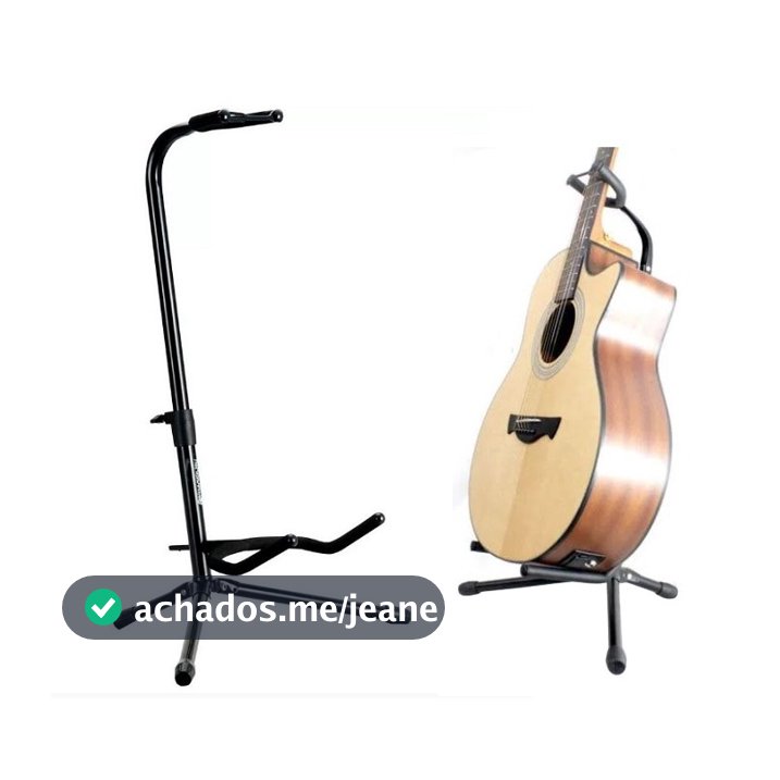 Suporte de Chão para Violão Guitarra Baixo Viola Instrumentos Musicais