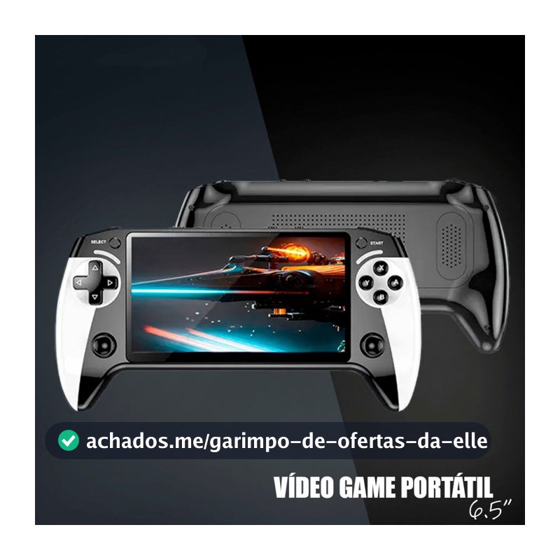 Vídeo Game portátil 10000 jogos retrô tipo P-s.Eony 6.5 Polegadas Jorge