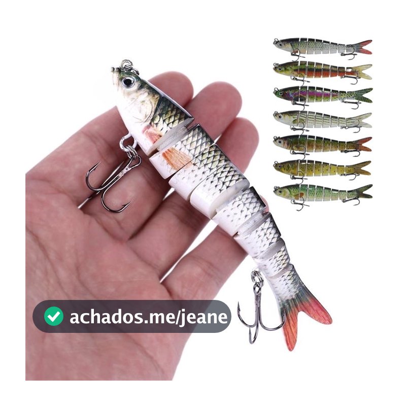 Isca Artificial De Pesca 19g/14cm Profundidade Dedo Seção De Peixe 0.5-1.5m
