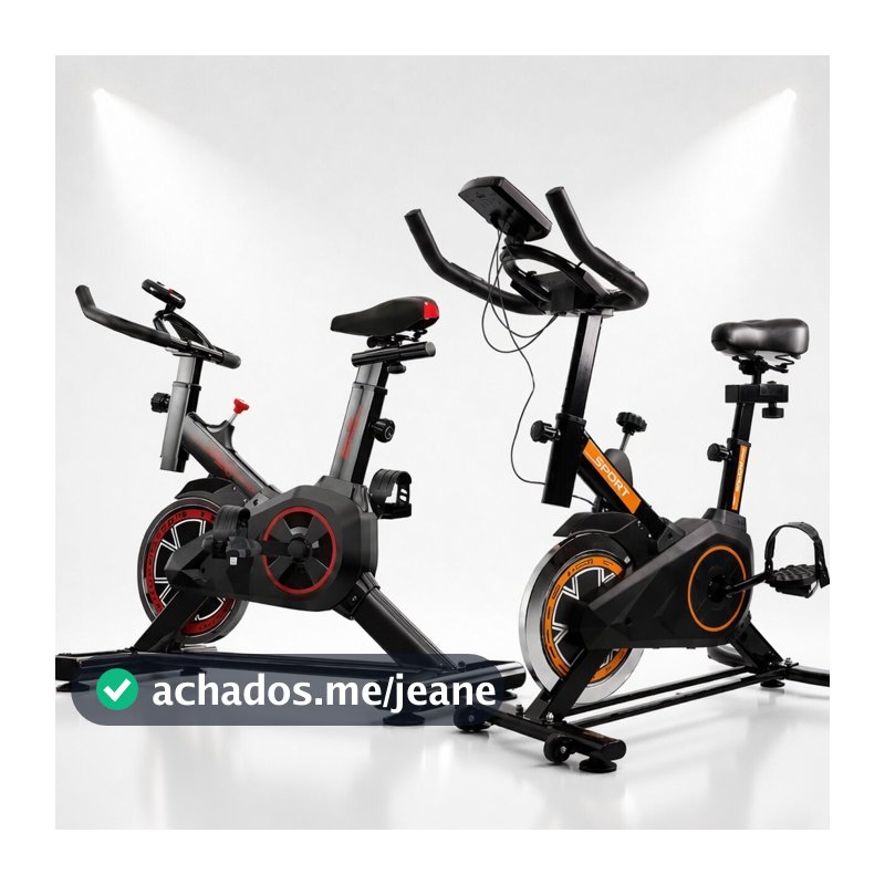 Bicicleta Ergométrica Semi Profissional Sport Preto até 120kg