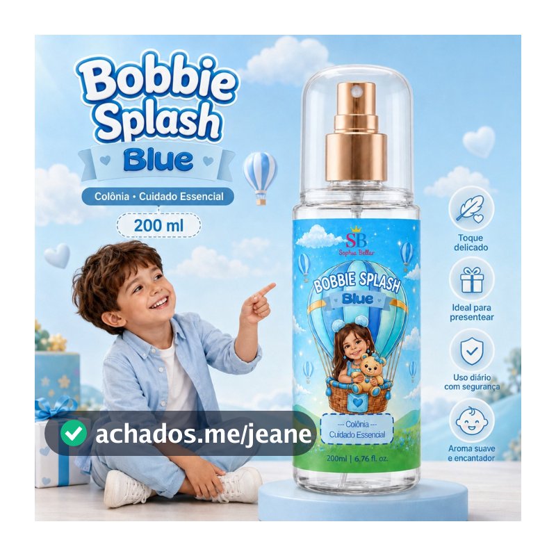 Body Splash Blue Infantil Sophia Bellar 200ml – Frescor e Diversão