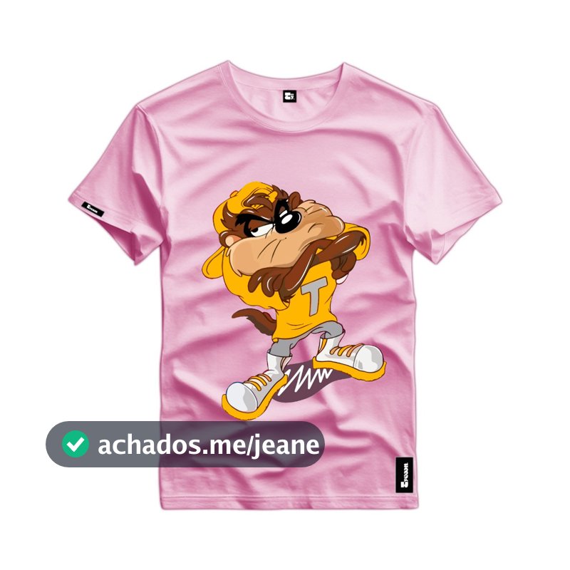 Camiseta Estampada Masculina Taz Mania Personagem Style Moda Masculino Blusa Premium Algodão