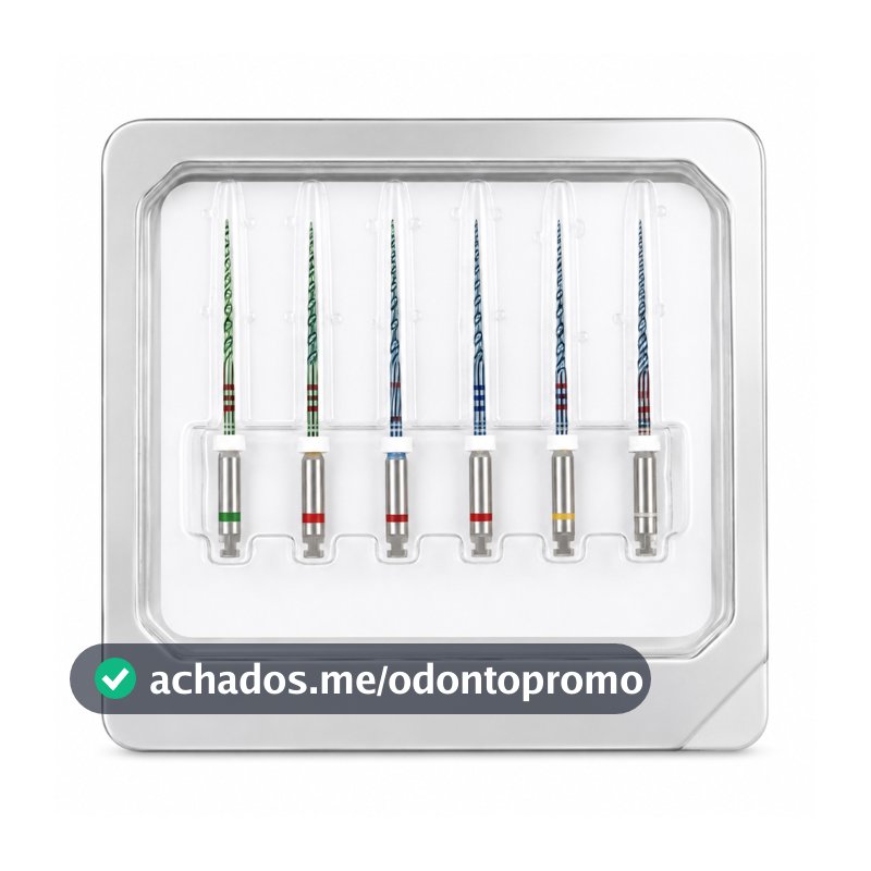 Limas Endodônticas Rotatórias – KIT 6 unidades