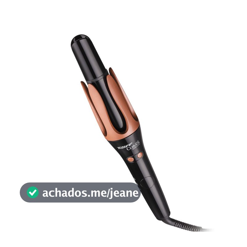 Modelador De Cachos Taiff Curves Automatic Bivolt Preto/Cobre