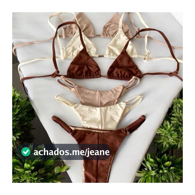 Conjunto Biquíni Cortininha Marquinha Fio Duplo com regulagem  VERÃO MODA FEMININA