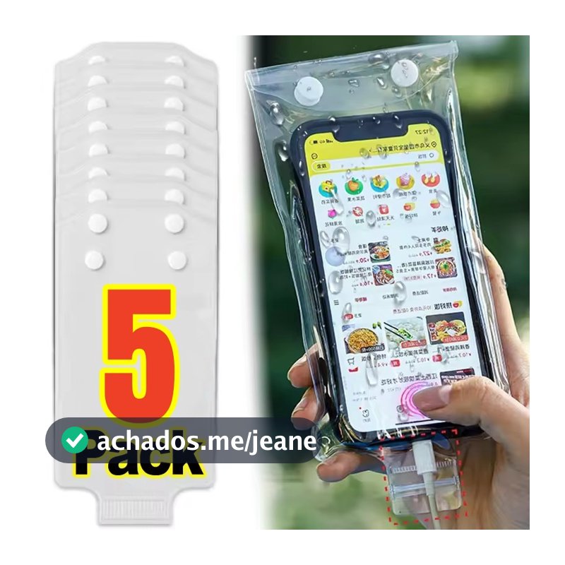 Quadro Fixo Entrega Homem À Prova De Chuva Capa Protetora Do Telefone Móvel-Acessórios Transparentes Dwaterproof Á