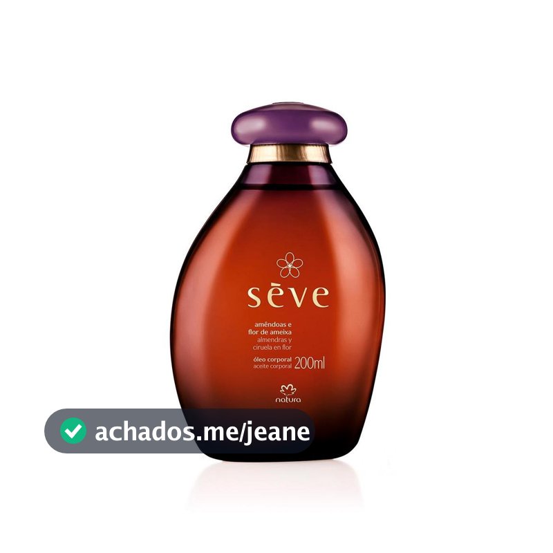 Óleo Corporal Natura Sève Amêndoas e Flor de Ameixa 200ml