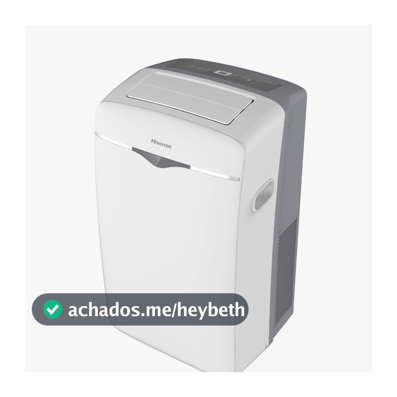 Ar-Condicionado Portátil Wi-Fi 12.000 btus Frio AP-12CWBRNPS01 Hisense 127V