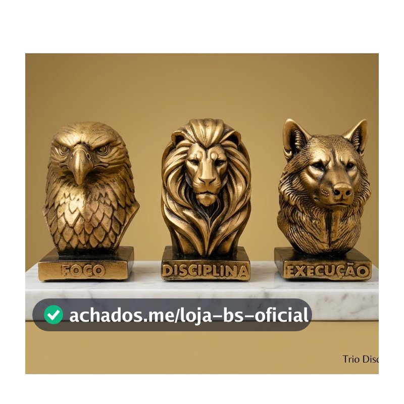 Decoração Trio Estátuas Decorativas Animais Foco Disciplina Execução Para Escritório Sala Quarto Decor Home