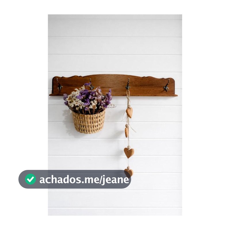 Gancheira Lótus - madeira