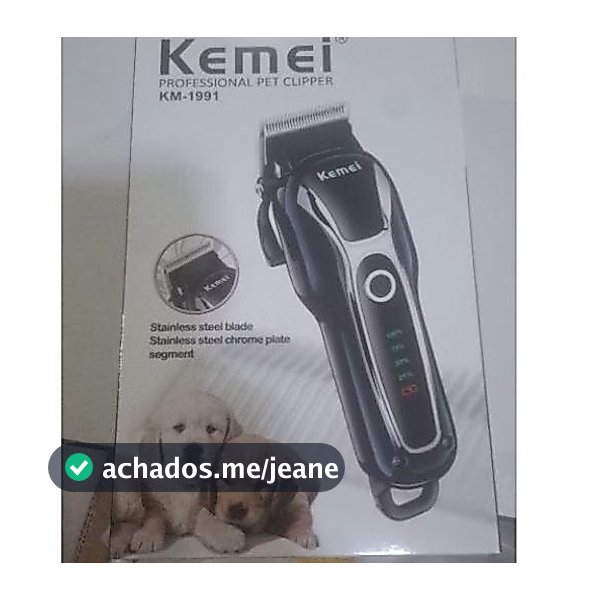 Kemei KM-1991 Tosquiadeira Profissional para Animais de Estimação