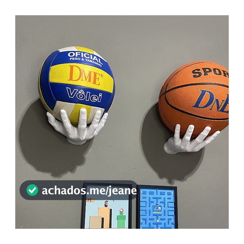 Suporte de parede Bola de Futebol Volei Basquete Futebol Americano Suporte Decoração