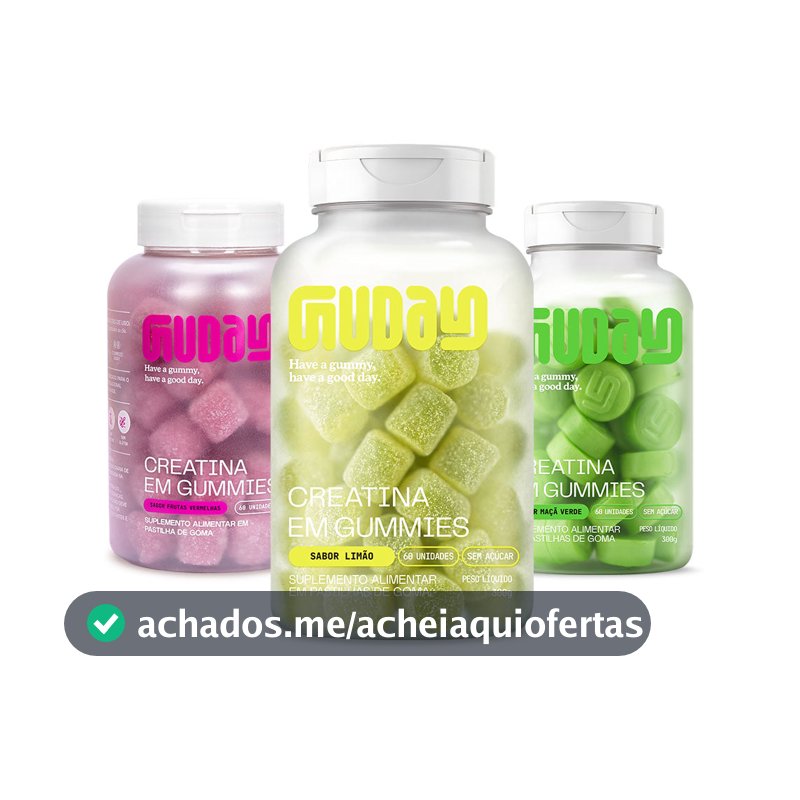 Guday Creatina em Gummy - 60 unidades