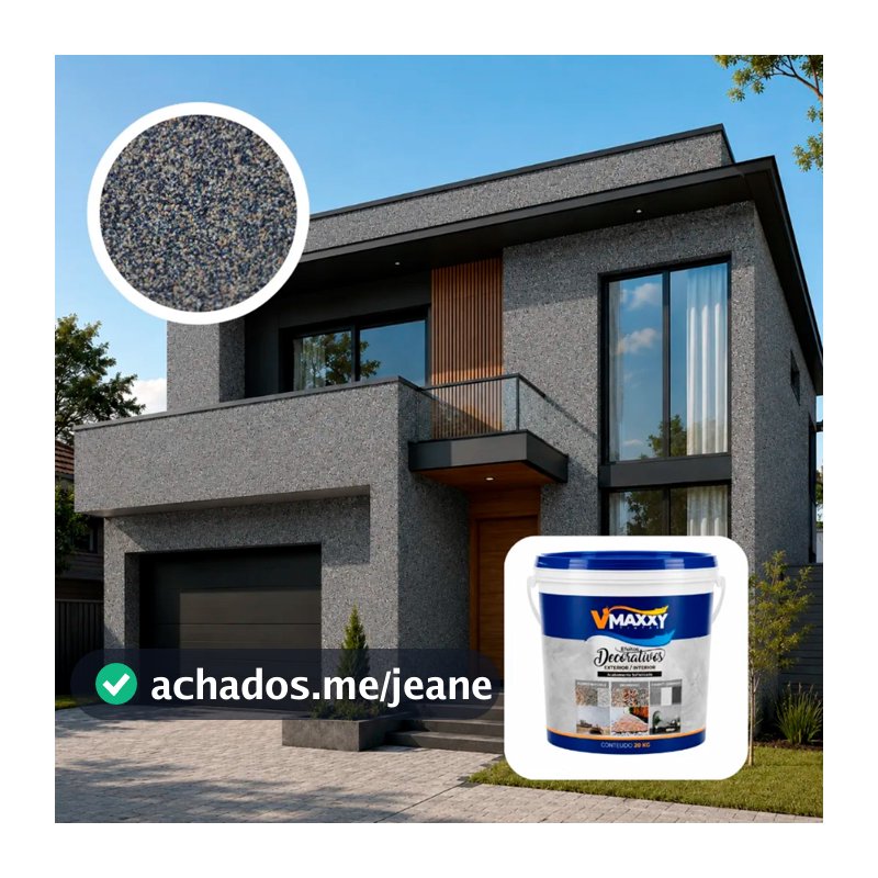 Revestimento Decorativo Pedra Natural 20kg VMAXXY Parede Interno Externo Fachada