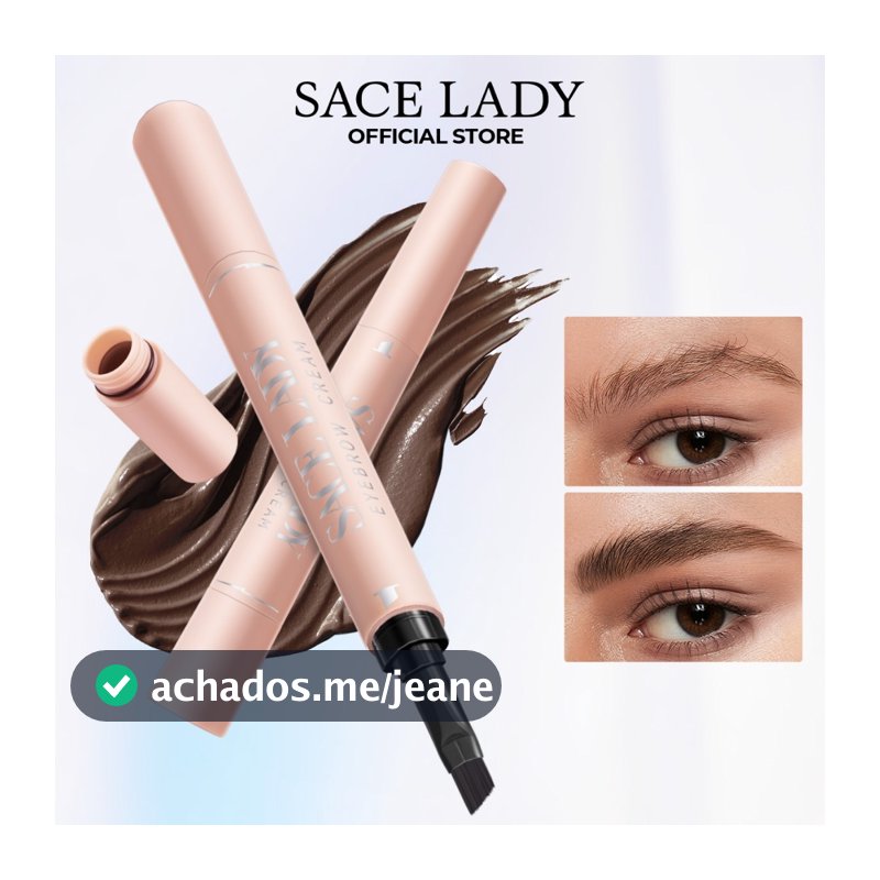 Creme Sobrancelha SACE LADY Prova D'água Efeito Tatuagem Longa Duração Corretor Sobrancelha
