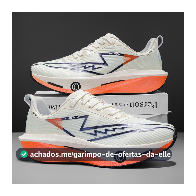 Tênis De Placa De Carbono Masculino Feminino Correndo Maratona Leve Respirável 33 – 44