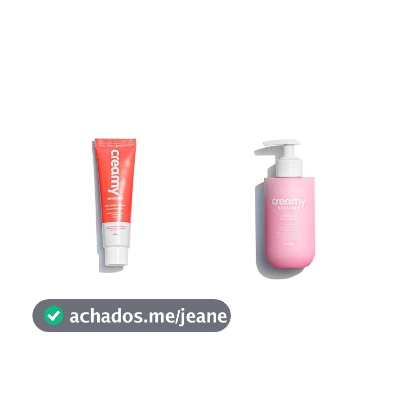 Duo Pele Sensível  Emulsão de Limpeza + Calming Cream