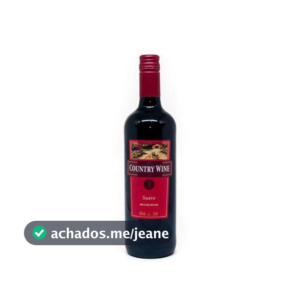 VINHO TINTO SUAVE COUNTRY WINE 750ML