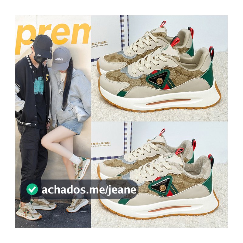 Sapatos Femininos da Moda - Novos Tênis Casuais Versáteis