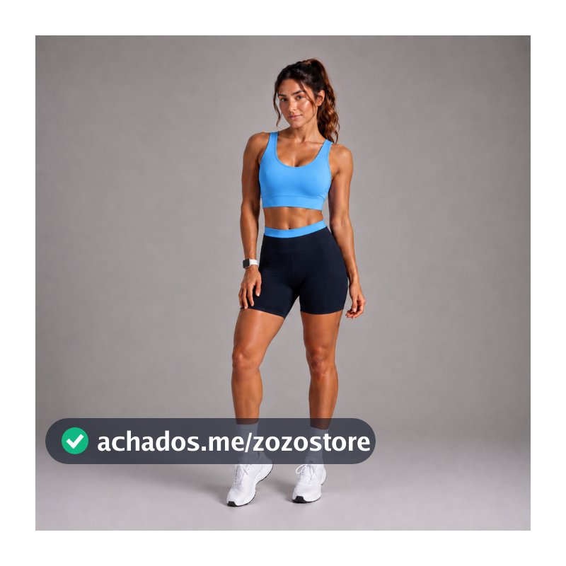 Conjunto Bicolor Fitness  Zero Transparência