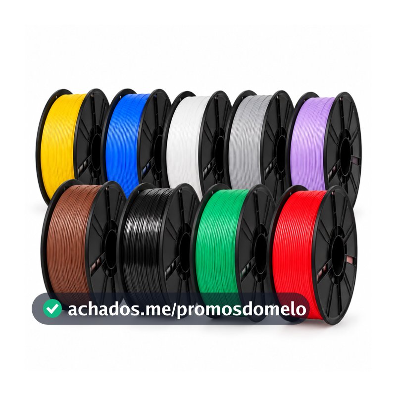 Filamento PLA+ / PLA Plus Premium 1Kg 1.75mm Impressão 3D Alta Qualidade Profissional Varias Cores