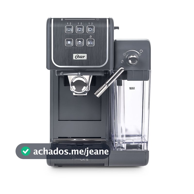 Cafeteira Espresso Oster PrimaLatte Touch para Cápsula, Pó e Sachê