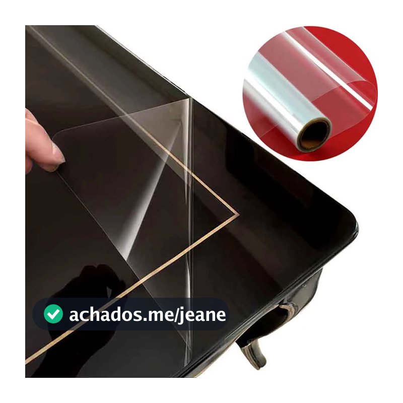 Vinil Adesivo Transparente Envelopamento Proteção Móveis Geladeira Armário Pode Molhar
