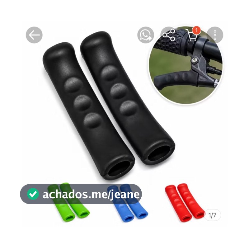Par De Capas De manete De Freio De Bicicleta , Protetores De Alavanca Silicone Antiderrapantes