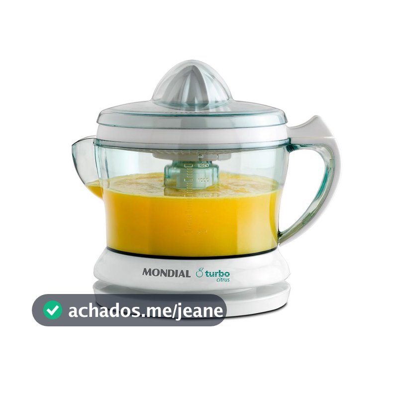 Espremedor Turbo Citrus Mondial Branco 25W E-01